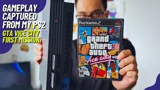 How GTA Vice City looks on my Playstation 2