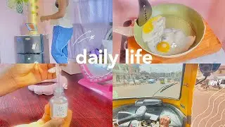 a day in my life 🍜 life of a Nigerian girl | living alone diaries ⛅️ aesthetic vlog
