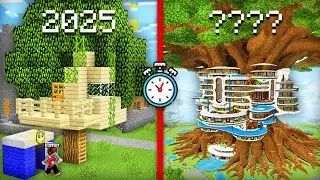 ЧТО БУДЕТ С ЭТИМ ДОМОМ НА ДЕРЕВЕ ЧЕРЕЗ 10000 ЛЕТ В МАЙНКРАФТ | Компот Minecraft