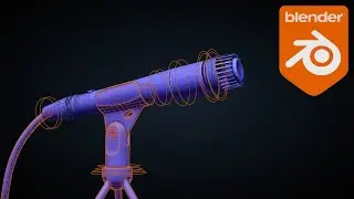 Blender Product Visualization tutorial - Microphone modeling Part 3 (Aryan)