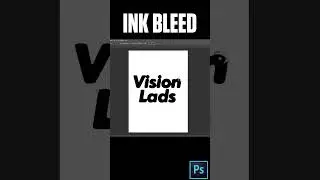 Ink bleed typography in Photoshop (EASY)