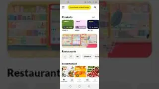Flutter UI Design efood App.  