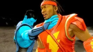Mortal Kombat 9 - All Fatalities & X-Rays on Shazam Cyrax Costume Mod 4K Ultra HD Gameplay Mods