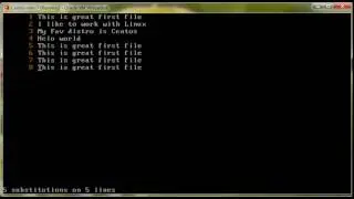 Centos 7 VI Editor