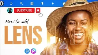 How to add lens flares or Glowing effect to your design to give it a professional look