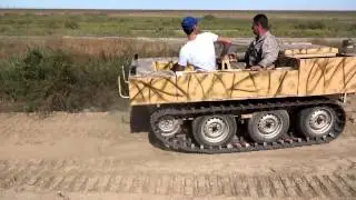 самодельный вездеход на гусиницах ШБ4