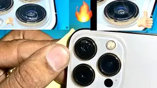 How To Change Camera Glass Replacement Tutorial 🔥🔥4K