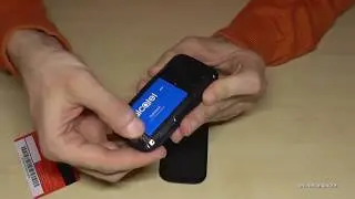 Alcatel 2053: How to insert the SIM card? Tutorial for the 2053x (one SIM card / Single SIM)
