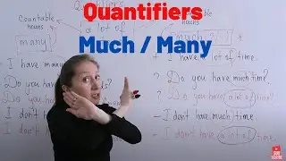 Quantifiers – Much / Many. English Grammar Lesson #1