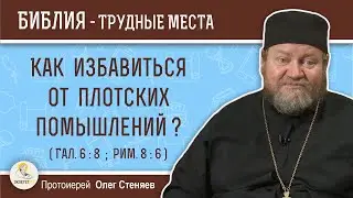 Как избавиться от плотских помышлений ? (Гал.6:8 ; Рим. 8:6) Протоиерей Олег Стеняев