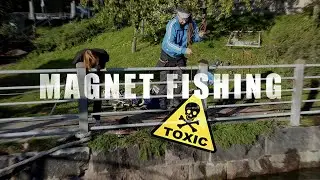 WE FISHED SOMETHING BIG WITH A MAGNET IN HELSINKI! 😮🤯🧲