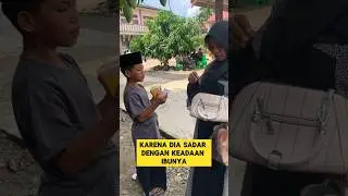 momen haru ketika santri menolak saat dikasih uang sama ibunya ‼️