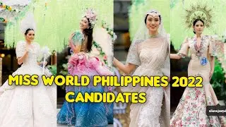 WOW! Miss World Philippines 2022 |National Costume Competition | Santacruzan!