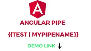 Angular Pipe #angular #pipe {{test | myPipeName}} |Vijay Chauhan |