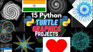 15 amazing python turtle graphics project ideas!