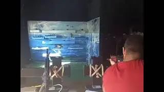 Стрельба в страйкбольном тире 