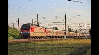 ЭП1М-714 с пассажирским поездом, ст. Шахунья