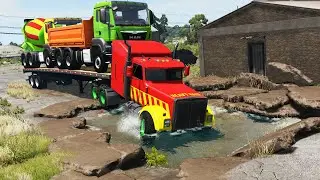 Trucks vs Potholes #7 | BeamNG.DRIVE