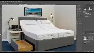 How to add a picture frame to a wall in Photoshop