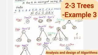 Lec34: 2-3 Trees- Example 3