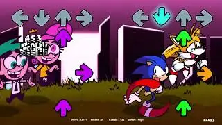 Friday Night Funkin' - Sonic and Tails (Vs. Timmy Tired, Cosmo, Wanda) (FNF Mods)