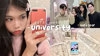 my first week of uni in sydney 🎧💌: last year student, lectures, study, photobooths & cozy cat cafè