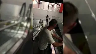 When you high goes on escalator...