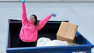 Dumpster diver's daily hauls see her grab $20k of brand new items for free a year | SWNS