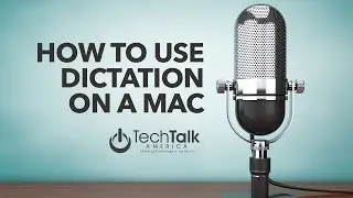 Dictation on a Mac