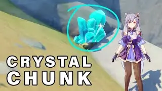 Where to Find CRYSTAL Chunk material | ALL Locations ► Genshin Impact