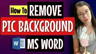 How to Remove Background from an Image Using Microsoft Word | Step by Step | MerylC