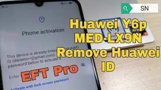 Huawei Y6p MED-LX9N, Remove Huawei ID, Bypass FRP. TestPoint via EFT Pro.