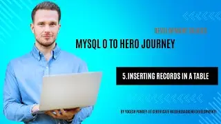 Inserting Records into a MySQL Table  MySQL INSERT INTO Command Tutorial