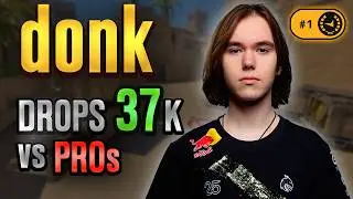DONK gets 37 vs PROs in Top 100 FACEIT! COMMs ON 💬 (Mirage)