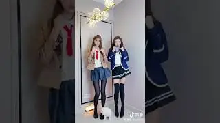 두미녀의 세일러복 댄스 !! 