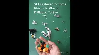 Fixation Trim, Plastic to Plastic & Plastic to BIW. Std #Fasteners, Joining #shorts 9657062890