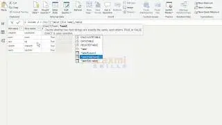 Exact Function DAX - DAX Exact Function In Power BI Desktop | DAX Tutorials in poower bi