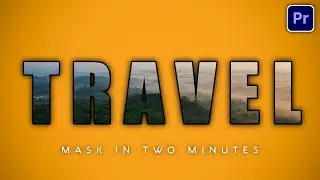 How To Add Video In Text In Premiere Pro 2023