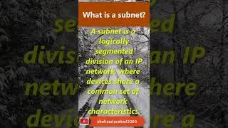 What is Subnet #windows #computer #networking #technology #ccna #computernetworking