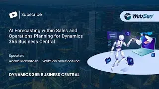 AI Forecasting within Sales and Operations Planning for Dynamics 365 Business Central