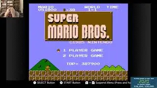 I beat Super Mario Bros for the first time