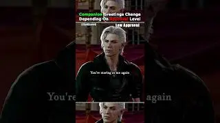 Companion Greetings Change Depending on Approval Level in Baldur's Gate 3
