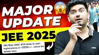 JEE Main 2025 Dates ?🔥 UPDATE📢