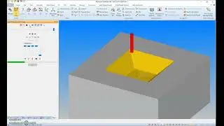 ALPHACAM Tutorial Sloped Pocket Cutting Operation