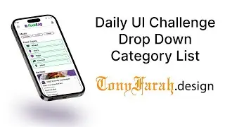 Daily UI Challenge - Dropdown Category List