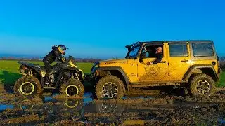 Кто победит??? JEEP vs ATV.ПАПЕ по заслугам...