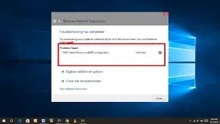 How to Fix Wifi Doesn’t Have a Valid IP Configuration Error in Windows 10/8/7