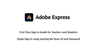 Sign in guide for Adobe Express