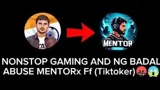 BIG CONTROVERSY😡 |@NonstopGaming_ AND @NGBADAL56  ABUSE😱 @MENTORxFF 🤬#controversy #nonstopgaming