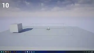 Unreal Engine - Countdown widget driven by collider